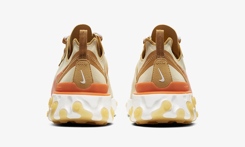 ナイキ リアクト エレメント 55 “チームゴールド/セイル” (NIKE REACT ELEMENT 55 “Team Gold/Sail”) [AT5301-100]