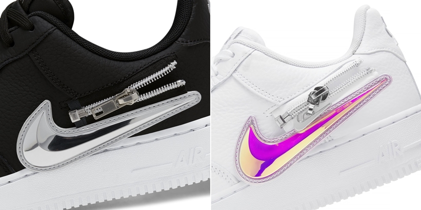 4/24発売！ナイキ エア フォース 1 ロー “ジップスウッシュ” (NIKE AIR FORCE 1 LOW “Zip Swoosh”) [CW6558-001,100]