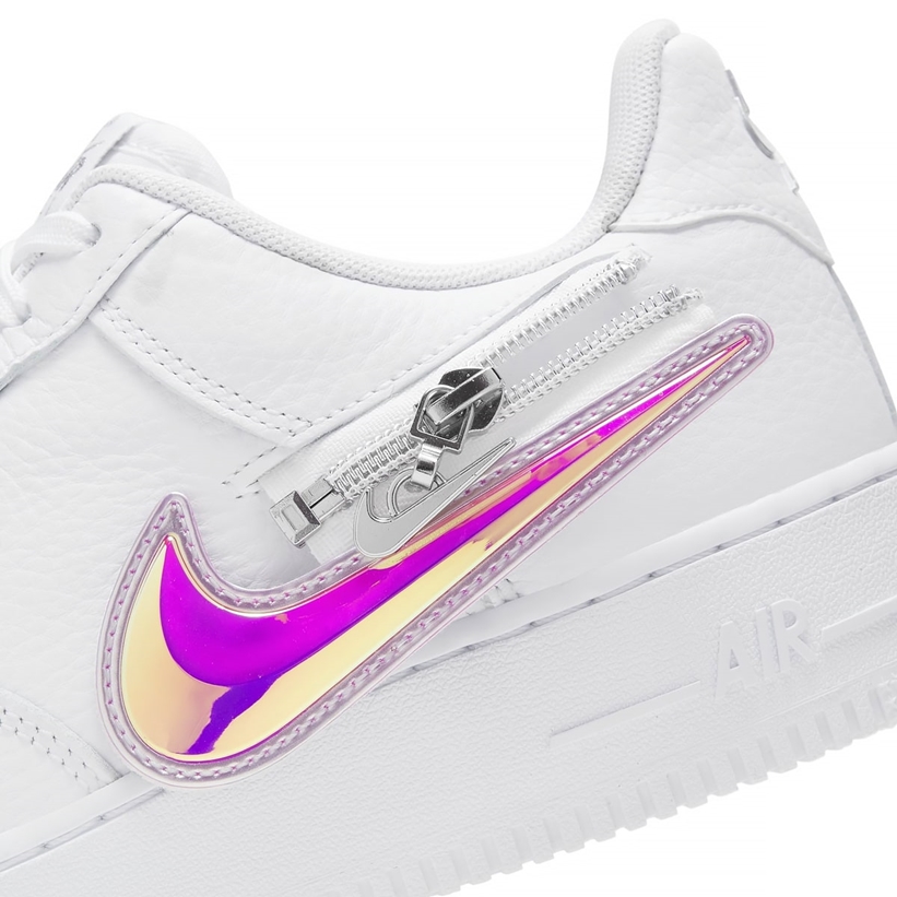 4/24発売！ナイキ エア フォース 1 ロー “ジップスウッシュ” (NIKE AIR FORCE 1 LOW “Zip Swoosh”) [CW6558-001,100]