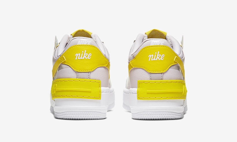 ナイキ ウィメンズ エア フォース 1 ロー シャドウ “ホワイト/イエロー” (NIKE WMNS AIR FORCE 1 LOW SHADOW “White/Yellow”) [CJ1641-102]