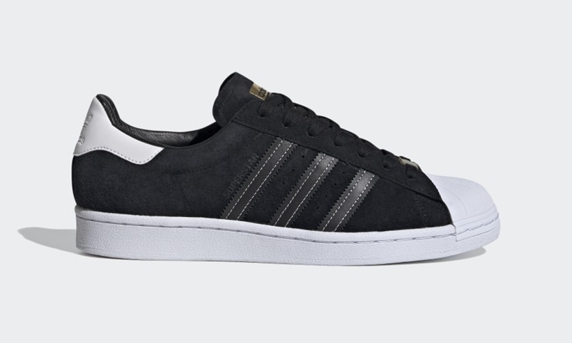 4/2発売！ブラック/ゴールドカラーのadidas Originals SUPERSTAR “Core Black/Metallic Gold” (アディダス オリジナルス スーパースター “コアブラック/メタリックゴールド”) [EH1543]