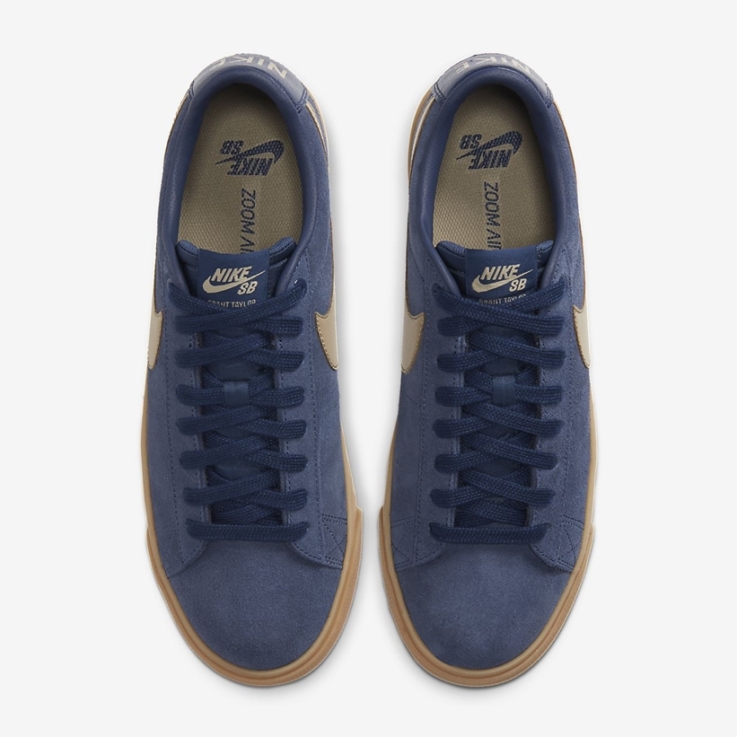 ナイキ SB ブレーザー ロー GT “ミッドナイトネイビー/ガム” (NIKE SB BLAZER LOW GT “Midnight Navy/Gum”) [704939-403]