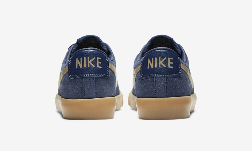 ナイキ SB ブレーザー ロー GT “ミッドナイトネイビー/ガム” (NIKE SB BLAZER LOW GT “Midnight Navy/Gum”) [704939-403]