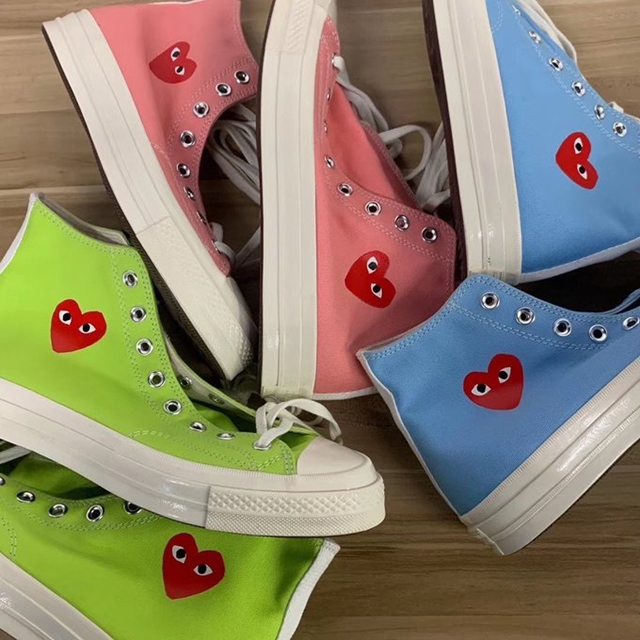 【ニューカラー】CONVERSE CHUCK 70 ALL STAR × PLAY COMME des GARÇONSが3月下旬発売 (コンバース チャック 70 オールスター プレイ コム デ ギャルソン)