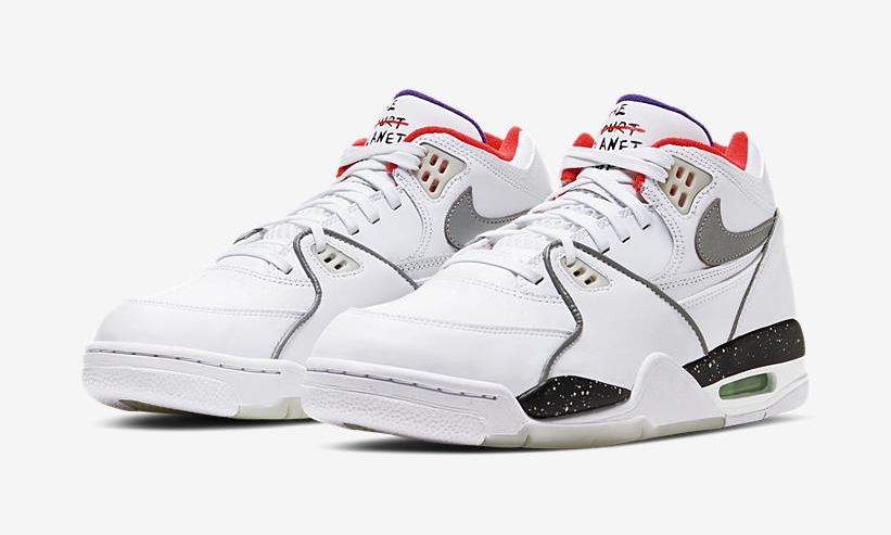 NIKE AIR FLIGHT 89 WHITE/DEL