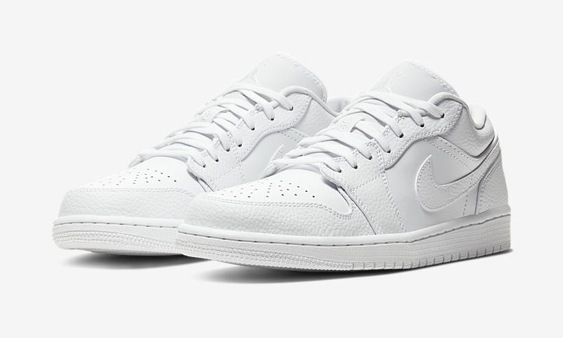 4/1発売！ナイキ エア ジョーダン 1 ロー “トリプルホワイト” (NIKE AIR JORDAN 1 LOW “Triple White”) [553558-130]