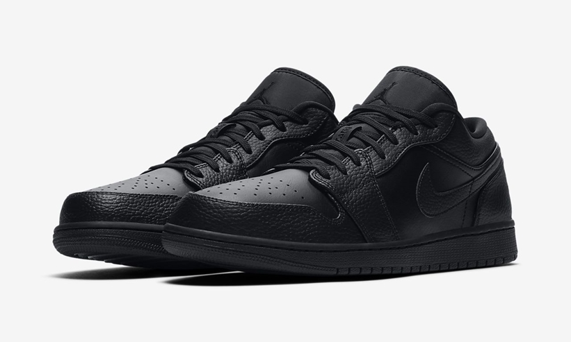 ナイキ エア ジョーダン 1 ロー “トリプルブラック” (NIKE AIR JORDAN 1 LOW “Triple Black”) [553558-091]