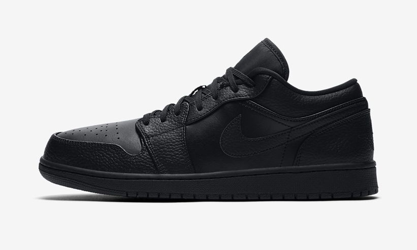 ナイキ エア ジョーダン 1 ロー “トリプルブラック” (NIKE AIR JORDAN 1 LOW “Triple Black”) [553558-091]