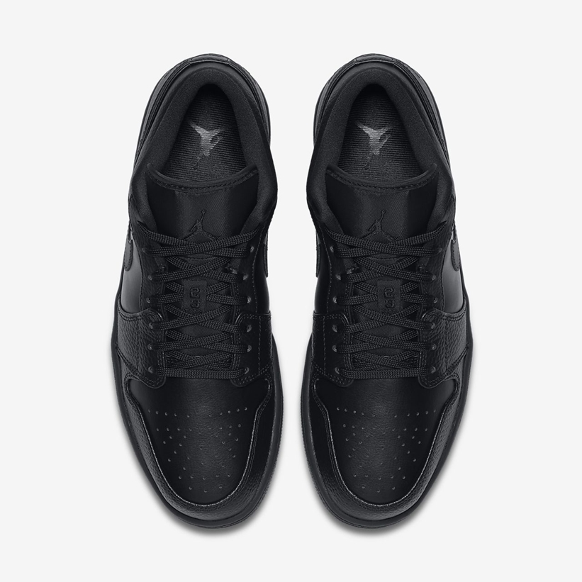 ナイキ エア ジョーダン 1 ロー “トリプルブラック” (NIKE AIR JORDAN 1 LOW “Triple Black”) [553558-091]