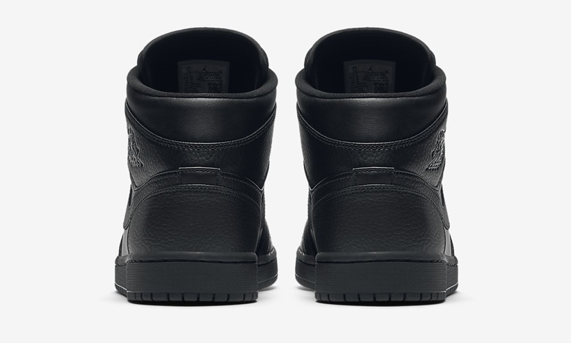 ナイキ エア ジョーダン 1 ミッド “トリプルブラック” (NIKE AIR JORDAN 1 MID “Triple Black”) [554724-091]