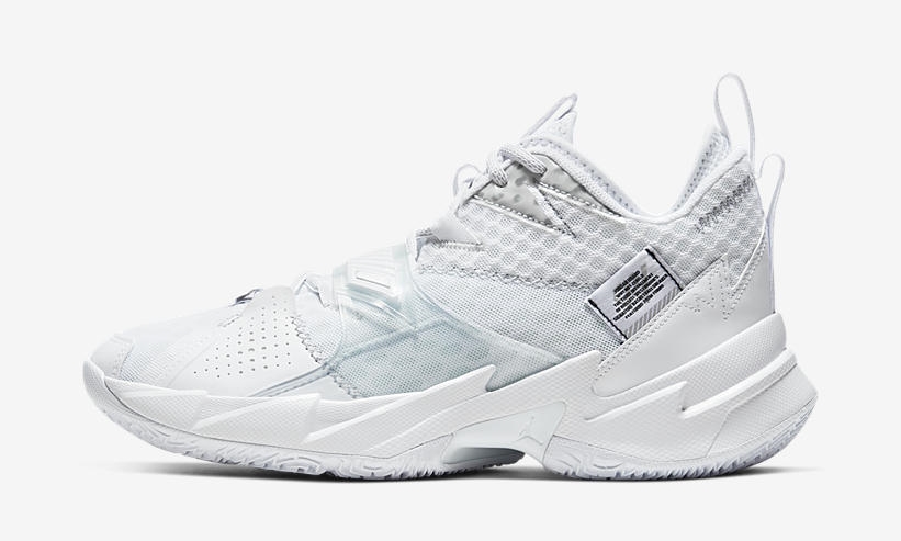 4/1発売！ナイキ ジョーダン ワイ ノット ゼロ スリー “ホワイト/メタリックシルバー” (NIKE JORDAN WHY NOT ZER0.3 “White/Metallic Silver”) [CD3002-103]