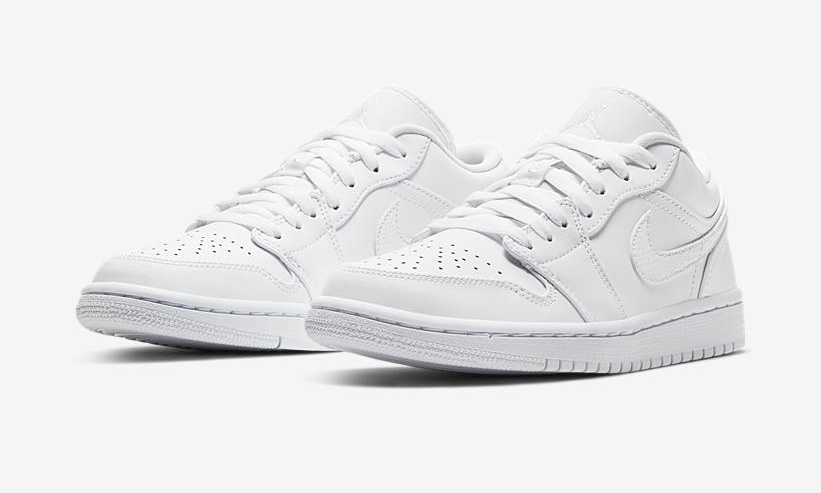 4/1発売！ナイキ ウィメンズ エア ジョーダン 1 ロー “トリプルホワイト” (NIKE WMNS AIR JORDAN 1 LOW “Triple White”) [AO9944-111]