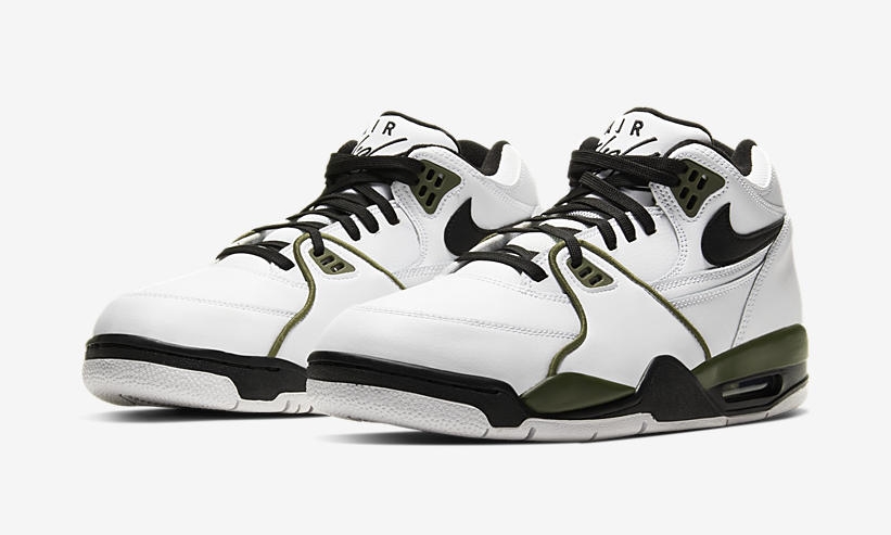 ナイキ エア フライト 89 “ホワイト/ミディアムオリーブグリーン” (NIKE AIR FLIGHT 89 “White/Medium Olive Green”) [CJ5390-101]