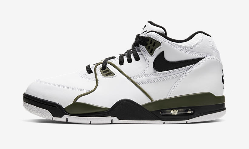 ナイキ エア フライト 89 “ホワイト/ミディアムオリーブグリーン” (NIKE AIR FLIGHT 89 “White/Medium Olive Green”) [CJ5390-101]