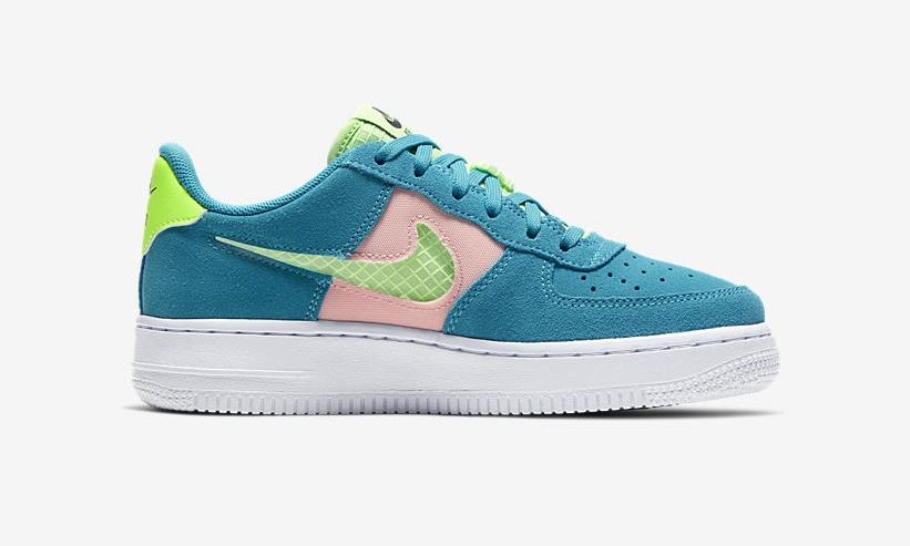 ナイキ GS エアフォース 1 07 ロー 4カラー (NIKE GS AIR FORCE 1 07 LOW) [CJ4093-001,002,100,300]