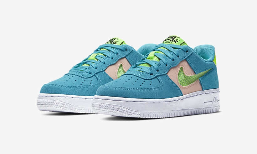 ナイキ GS エアフォース 1 07 ロー 4カラー (NIKE GS AIR FORCE 1 07 LOW) [CJ4093-001,002,100,300]