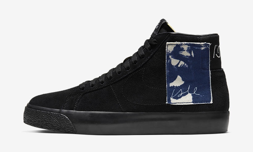 4/4発売！ナイキ SB ブレーザー ミッド QS “ブラック” (NIKE SB BLAZER MID “Black”) [CW2186-001]