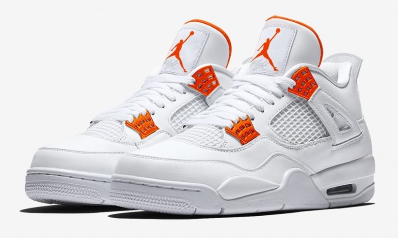 5/5発売予定！ナイキ エア ジョーダン 4 レトロ “ホワイト/トータルオレンジ” (NIKE AIR JORDAN 4 RETRO “White/Total Orange”) [CT8527-118]