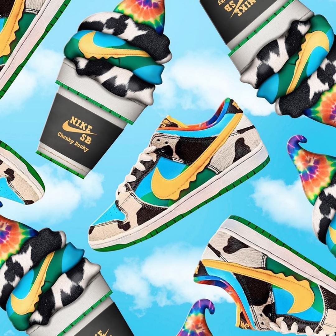 5/23、5/26発売予定！ベン＆ジェリーズ x ナイキ SB ダンク ロー “チャンキー ダンキー” (Ben & Jerry’s NIKE SB DUNK LOW”Chunky Dunky”) [CU3244-100]