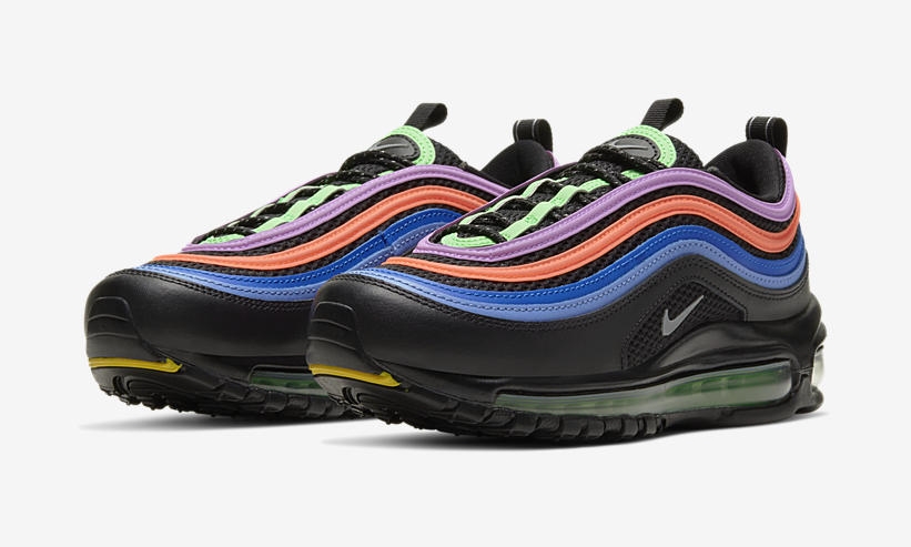 ナイキ GS エア マックス 97 “ブラック/マルチ” (NIKE GS AIR MAX 97 “Balack/Multi”) [CW6028-001]