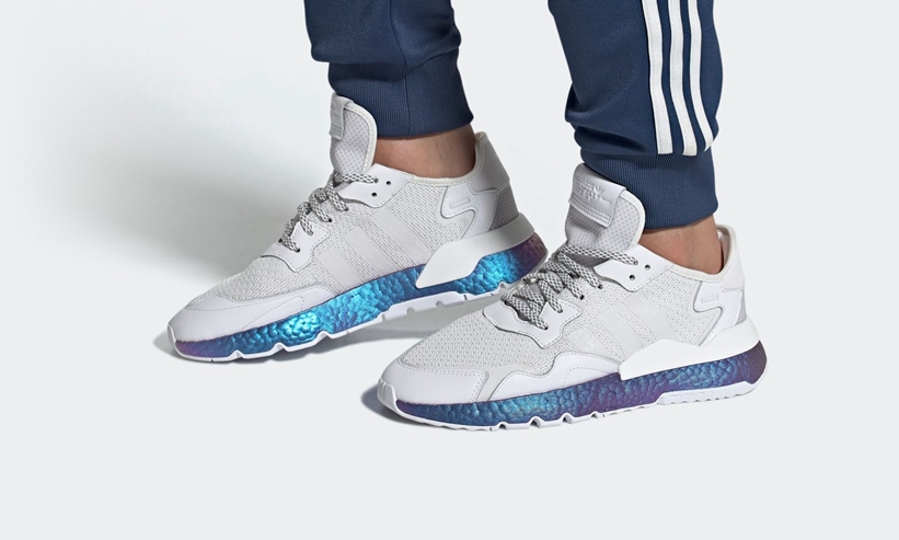 銀河を思わせる adidas Originals NITE JOGGER “White”が4/2発売 (アディダス オリジナルス ナイトジョガー “ホワイト”) [FV3746]