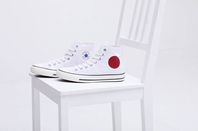 コンバースから日の丸を背負ったオールスター「CONVERSE ALL STAR US HINOMARU HI」が新「U.S. ORIGINATOR」スペックを搭載し4月発売！