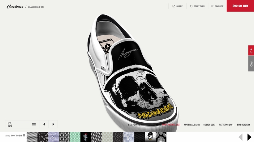 VANS SLIP-ON カスタマイズにHomegrown Skateshopのグラフィックが追加 (バンズ スリッポン ホームグロウン)