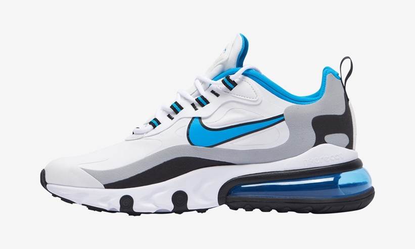 8/13発売！ナイキ エア マックス 270 リアクト “ホワイト/ブルー/グレー” (NIKE AIR MAX 270 REACT “White/Blue/Grey”) [CT1280-101]