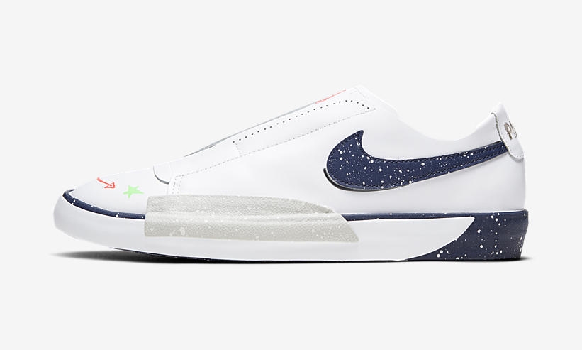 ナイキ ブレーザー ロー スリップ “ザ・プラネット・オブ・フープス” ホワイト (NIKE BLAZER LOW SLIP “The Planet Of Hoops” White) [CW2619-141]