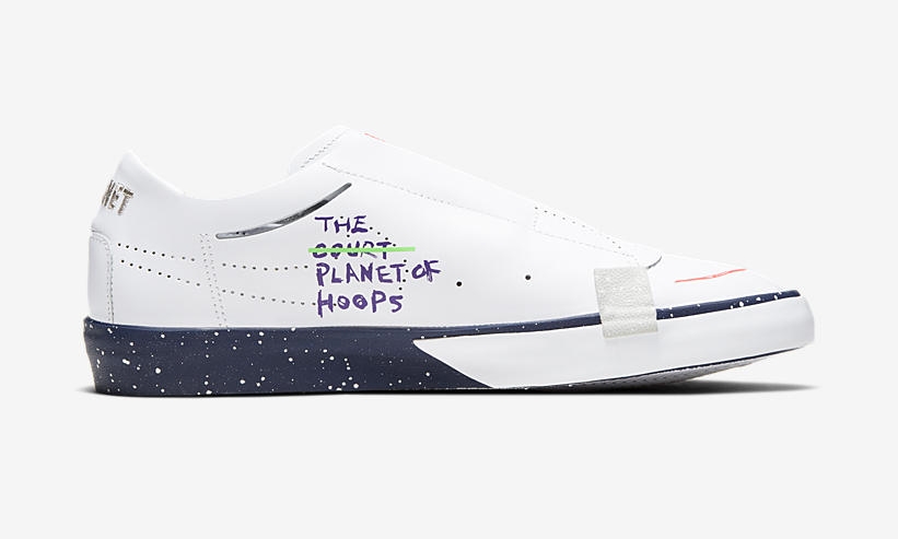 ナイキ ブレーザー ロー スリップ “ザ・プラネット・オブ・フープス” ホワイト (NIKE BLAZER LOW SLIP “The Planet Of Hoops” White) [CW2619-141]