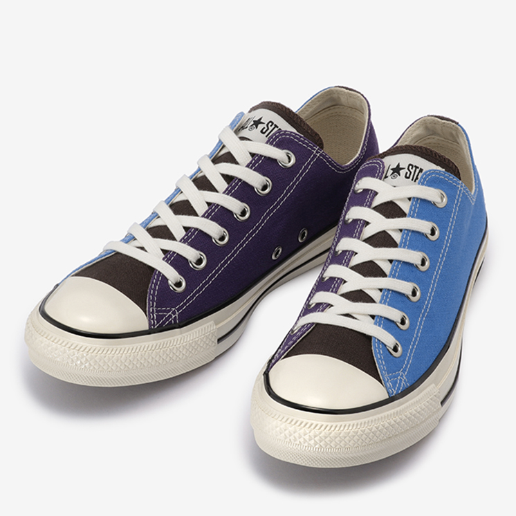 4/14発売！左右で異なるマルチカラーで配色したオールスターのカラーアレンジモデル CONVERSE ALL STAR US CC OX (コンバース オールスター US CC OX)