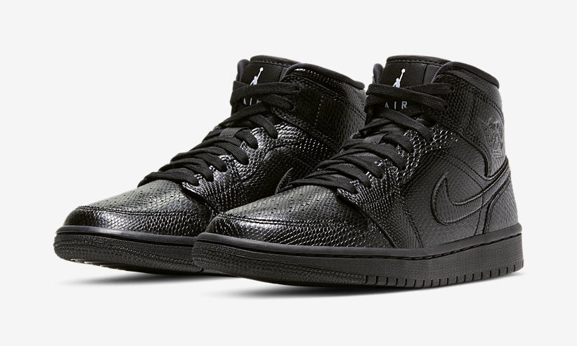 ナイキ ウィメンズ エア ジョーダン 1 ミッド “ブラック” (NIKE WMNS AIR JORDAN 1 MID “Black”) [BQ6472-010]