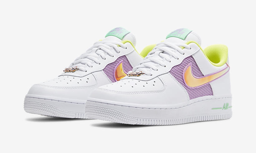 ナイキ ウィメンズ エア フォース 1 07 ロー ”ホワイト/マルチ” (NIKE WMNS AIR FORCE 1 07 LOW “White/Multi”) [CW5592-100]