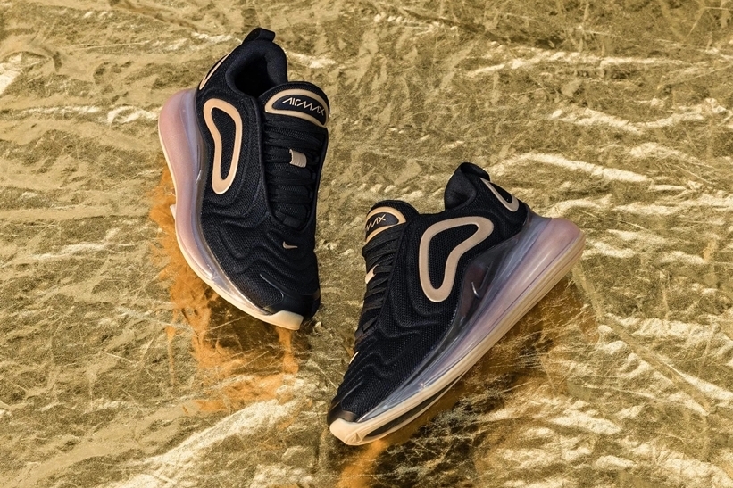 nike air max 720 metallic gold