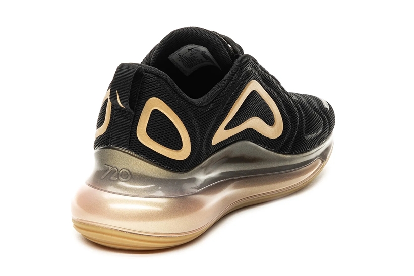 ナイキ エア マックス 720 “ブラック/メタリックゴールド/メタリックシルバー” (NIKE AIR MAX 720 “Black/Metallic Gold/Metallic Silver”) [CJ0585-002]