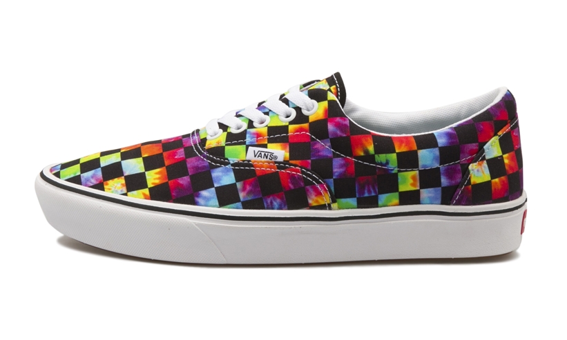 タイダイ+マルチチェッカーボードを採用した VANS COMFYCUSH “Tie-Dye/Checkerboard” ERA 2カラー (バンズ コンフィクッシュ エラ)