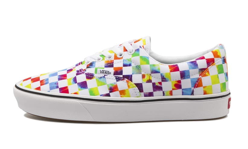 タイダイ+マルチチェッカーボードを採用した VANS COMFYCUSH “Tie-Dye/Checkerboard” ERA 2カラー (バンズ コンフィクッシュ エラ)