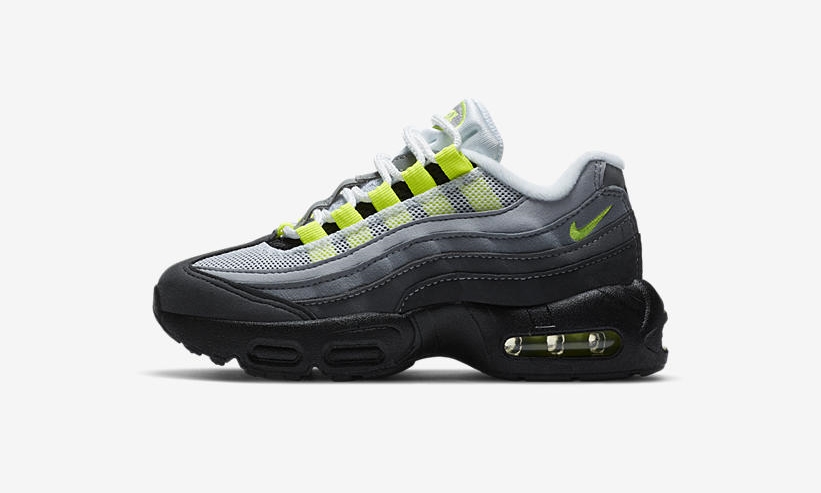 nike air max95 yellow gradetion neon