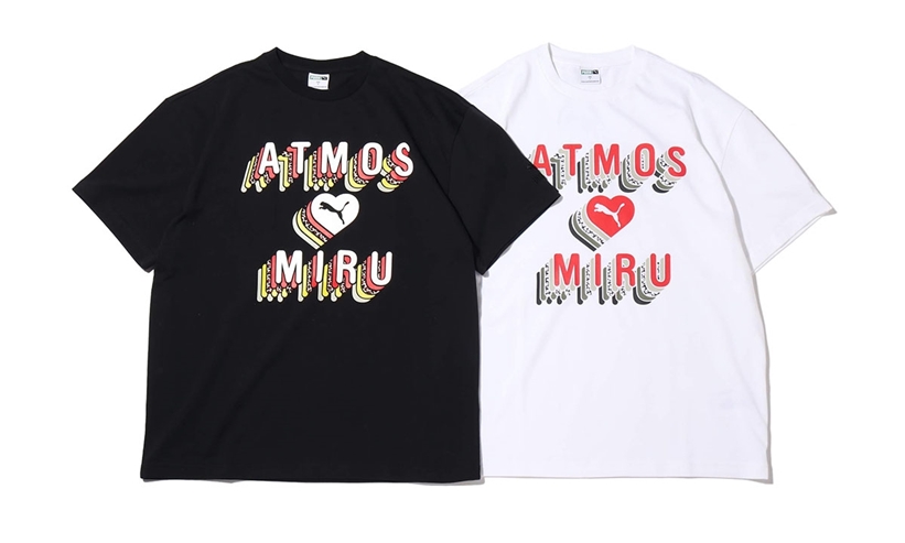 【4/25発売】atmos pink × NMB48 ⽩間美瑠 × PUMAのトリプルコラボレーションが4/18先行予約 (アトモスピンク プーマ)