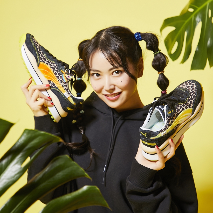 【4/25発売】atmos pink × NMB48 ⽩間美瑠 × PUMAのトリプルコラボレーションが4/18先行予約 (アトモスピンク プーマ)