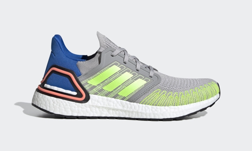 adidas ULTRA BOOST 20 “Grey Two/Signal Green” (アディダス ウルトラ ブースト 20 “グレーツー/シグナルグリーン”) [FX0899]