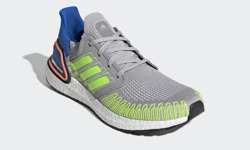 adidas ULTRA BOOST 20 “Grey Two/Signal Green” (アディダス ウルトラ ブースト 20 “グレーツー/シグナルグリーン”) [FX0899]