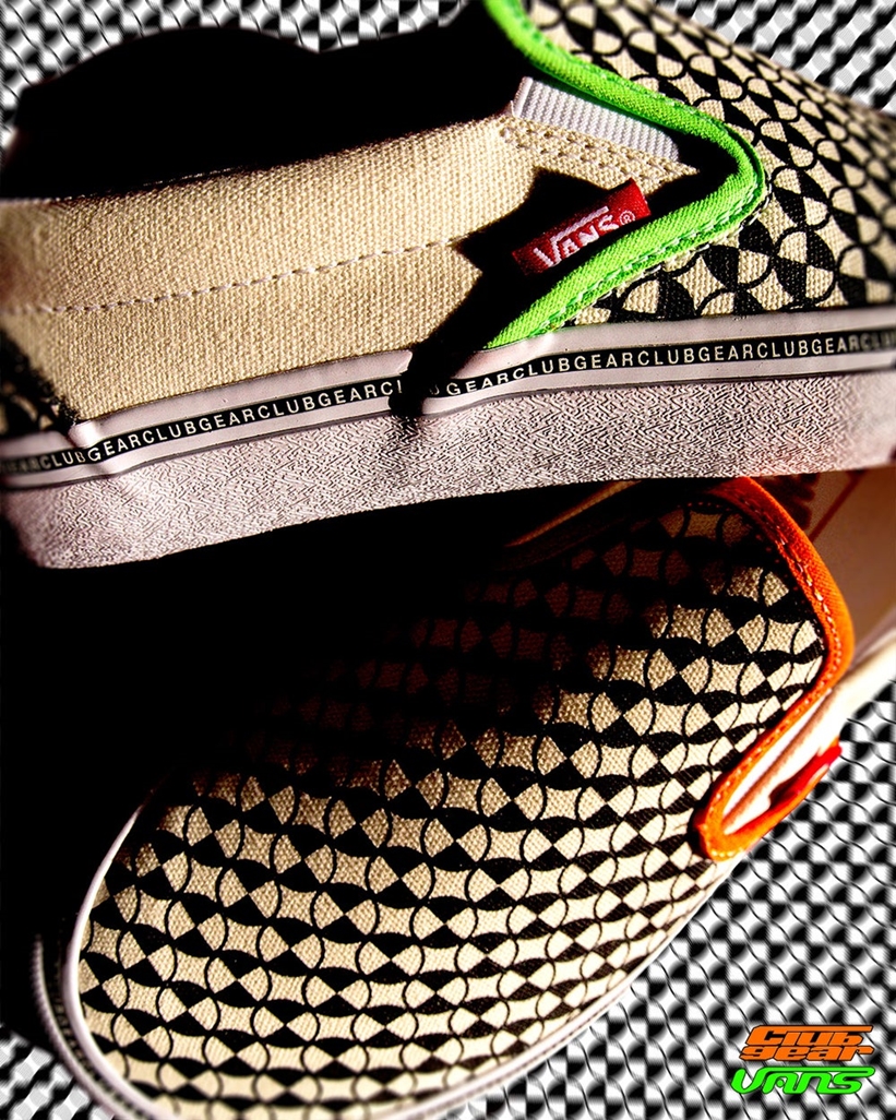 CLUBGEAR × VANS “ERA PRO MULTI CHECK VBU” “SLIP-ON PRO CROSSHAIR VBU” (クラブギア バンズ エラ プロ/スリッポン プロ)