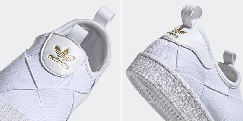 4/13発売！ゴールドをワンポイントアクセントにした アディダス オリジナルス SS スリッポン "ホワイト" 2020年 春夏モデル (adidas Originals SS Slip-On "White" 2020 S/S) [FV3186]