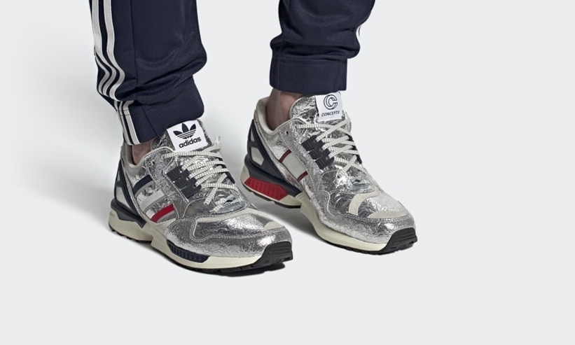 9/6発売、9/12発売！Concepts x adidas Originals ZX 9000 “Silver Metallic” (コンセプツ アディダス オリジナルス “シルバーメタリック”) [FX9966]