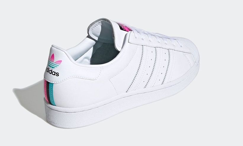 4/16発売！トロピカルなカラーを配した アディダス オリジナルス スーパースター (adidas Originals SUPERSTAR) [FX3511]