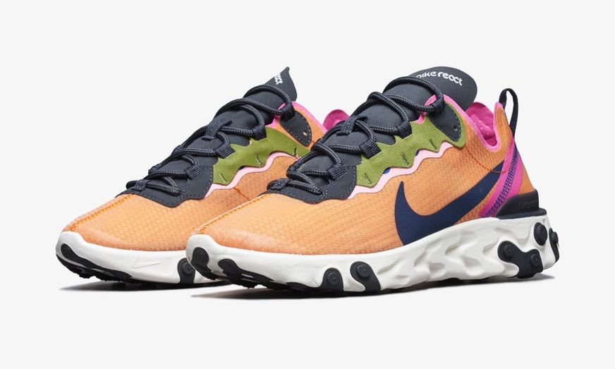 ナイキ リアクト エレメント 55 SE “マグマオレンジ/ミッドナイトネイビー” (NIKE REACT ELEMENT 55 SE “Magma Orange/Midnight Navy”) [CI3831-801]