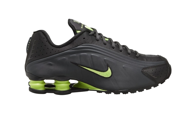 ナイキ ショックス R4 "アンスラサイト/ゴーストグリーン" (NIKE SHOX R4 “Anthracite/Ghost Green”) [104265-055]