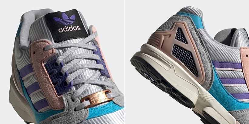 4/21発売！adidas Originals ZX 8000 “Gray Two/Purple” (アディダス オリジナルス ゼットエックス 8000 “グレーツー/パープル”) [FX3100]