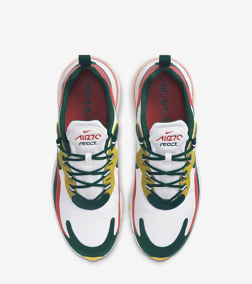 ナイキ エア マックス 270 リアクト “サミットホワイト/ミッドナイトターコイズ” (NIKE AIR MAX 270 REACT “Summit White/Midnight Turquoise”) [CT1264-103]